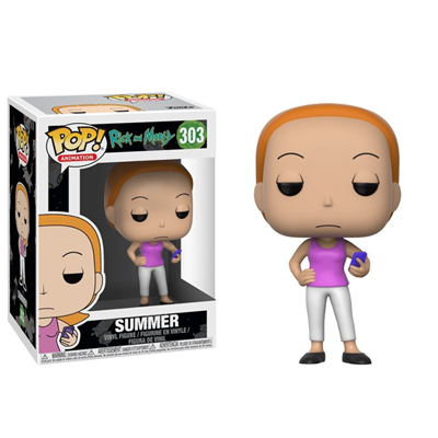 اکشن فیگور 9 سانتی فانکو پاپ سامر مدل Funko POP - Animation - Rick and Morty - Summer _اسباب بازی