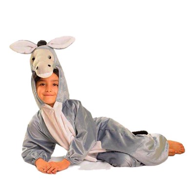 عروسک تن پوش حیوانات شادی رویان مدل الاغ (سایز 1)