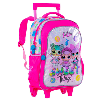 کوله پشتی چرخدار 40 سانتی LOL Surprise مدل Rainbow Max - Backpack - Trolly Bag - LOL Surprise - Sweet Thing _کیف مدرسه