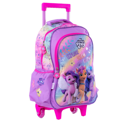 کوله پشتی چرخدار 40 سانتی مای لیتل پونی مدل Rainbow Max - Backpack - Trolly Bag - My Little Pony _کیف مدرسه