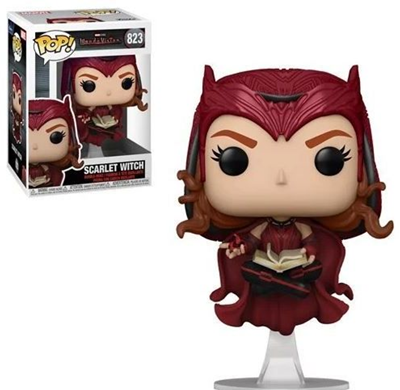 اکشن فیگور 9 سانتی فانکو پاپ اسکارلت ویچ مدل Funko POP - Marvel - Wanda Vision - Scarlet Witch - Bobble Head _اسباب بازی