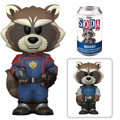 اکشن فیگور 10 سانتی فانکو سودا راکت مدل Funko Vinyl Soda - Marvel - Guardians of the Galaxy - Rocket -اسباب بازی