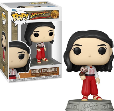 اکشن فیگور 9 سانتی فانکو پاپ ماریون راون وود مدل Funko POP - Indiana Jones - Marion Ravenwood - Bobble Head _اسباب بازی
