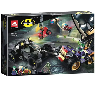 لگو دی سی بتمن فرار جوکر با سه چرخه 464 قطعه مدل Joker's Tricycle Escape LEGO DC Comics Super Heroes Batman  _اسباب بازی
