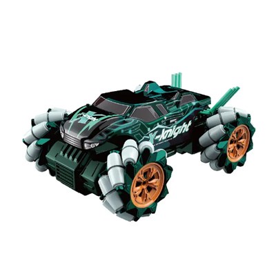 ماشین کنترلی شارژی چرخشی 360 درجه سبز مقیاس 1:16 مدل New simulation model toy 2.4G four-wheel drive off-road high speed car rc-اسباب بازی
