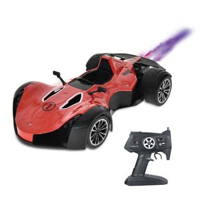 ماشین کنترلی مسابقه دودزا قرمز مقیاس 1:12 مدل RC Die-Cast Spray Racing Car MZ2034_اسباب بازی