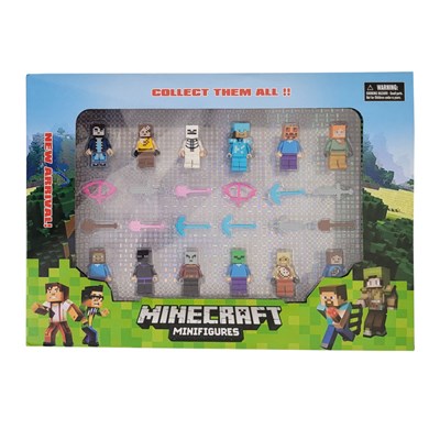 اکشن فیگور لگو ماینکرافت مجموعه 12 عددی MINECRAFT_اسباب بازی