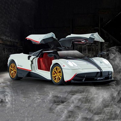 اسباب بازی ماشین فلزی پاگانی هوایرا سفید مقیاس 1:24 Pagani Huayra_اسباب بازی