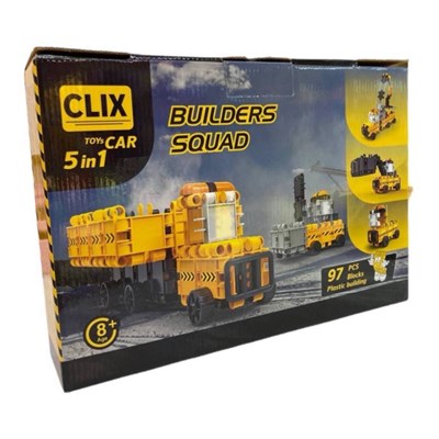 اسباب بازی ساختنی 97 قطعه پنج در یک کلیکس توی CLIX TOY_اسباب بازی
