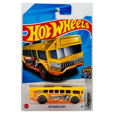 اسباب بازی اتوبوس فلزی هات ویلز مقیاس 1:64 مدل 250_53 Hot Wheels_اسباب بازی