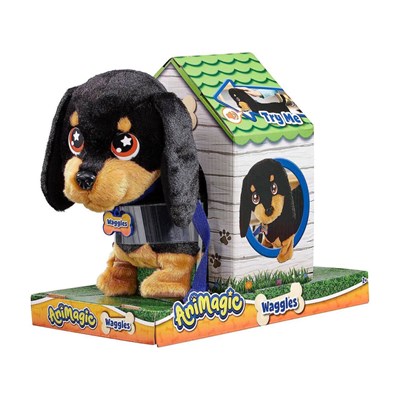 عروسک رباتیک هاپو مدل Goliath - Animagic - Waggles Dog Interactive Plush Toy_اسباب بازی