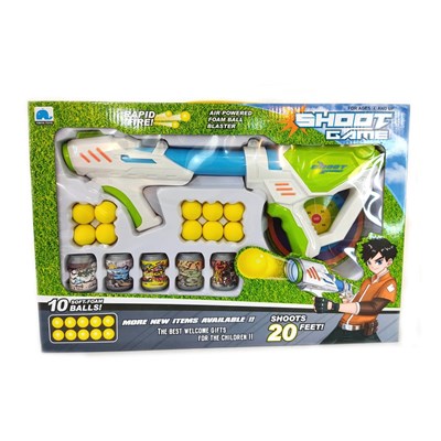 تفنگ اسباب بازی تیر اسفنجی 10 تایی Shoot Game_اسباب بازی