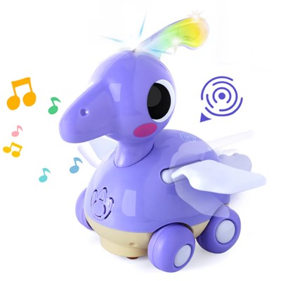 دایناسور موزیکال هولی تویز بنفش مدل Hola Toys 6110_اسباب بازی