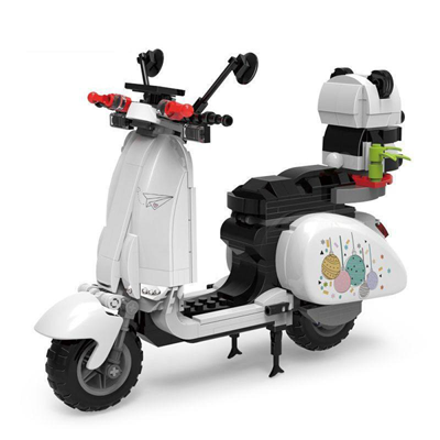 لگو تکنیک موتور وسپا سفید 563 قطعه HEGAO 00326_اسباب بازی