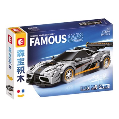 لگو تکنیک ماشین مسابقه 244 قطعه مدل 714005 FAMOUSE_اسباب بازی