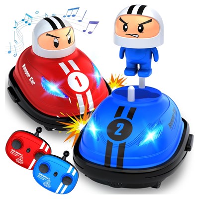 ماشین‌ های کنترلی تصادفی مدل RC Bumper Cars مجموعه ی 2 عددی_اسباب بازی
