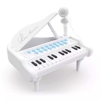 اسباب بازی پیانو آموزشی 24 کلید مدل 1505 سفید_اسباب بازی