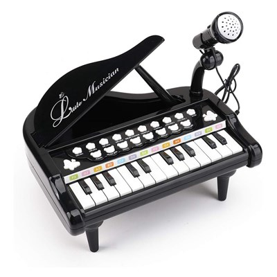 اسباب بازی پیانو آموزشی 24 کلید مدل 1505 مشکی_اسباب بازی