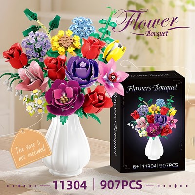 لگو دسته گل رنگی مدل  11304