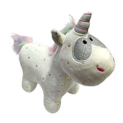 عروسک پولیشی مدل اسب تک شاخ اگنس سفید ارتفاع 28 سانتی متر Unicorn Agnes_اسباب بازی