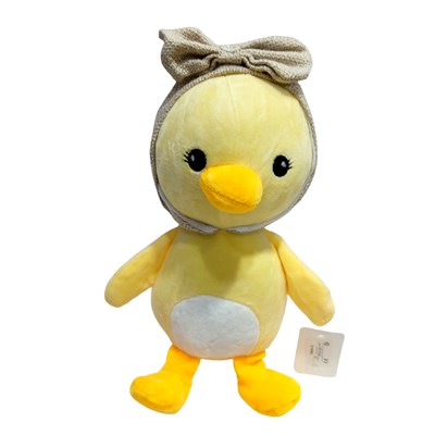 عروسک پولیشی مدل اردک ستاره زرد ارتفاع 30 سانتی متر Cartoon Star Duck Plush_اسباب بازی