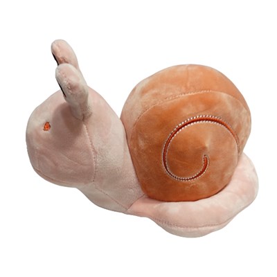 عروسک پولیشی مدل حلزون صورتی ارتفاع 16 سانتی متر Snail Plush_اسباب بازی