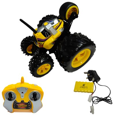 ماشین کنترلی تندر دیوانه مسابقه ای رادیواکتیو 360 درجه مدل Radioactive Racing Thunder Car - L8239_اسباب بازی