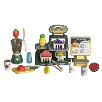 ست اسباب بازی موزیکال آبمیوه فروشی 28 تکه مدل Mini Fruit Juice Shop Toys A1463662Q-U_اسباب بازی