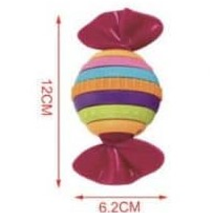جغجغه دندانگیر رنگارنگ 6 عددی هولی تویز Hola Toys مدل 939A-اسباب بازی