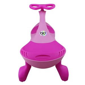 سه چرخه لوپ کار چرخ ژله ای چراغدار صورتی صورتی LOOPCAR-اسباب بازی