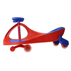 سه چرخه لوپ کار چرخ ژله ای چراغدار قرمز آبی LOOPCAR-اسباب بازی