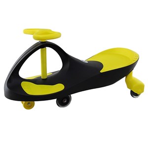 سه چرخه لوپ کار چرخ ژله ای چراغدار مشکی زرد LOOPCAR-اسباب بازی