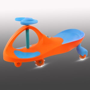 سه چرخه لوپ کار چرخ ژله ای چراغدار نارنجی آبی LOOPCAR-اسباب بازی