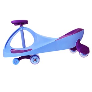 سه چرخه لوپ کار چرخ ژله ای چراغدار آبی بنفش LOOPCAR-اسباب بازی