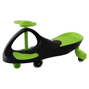 سه چرخه لوپ کار چرخ ژله ای چراغدار مشکی سبز LOOPCAR-اسباب بازی