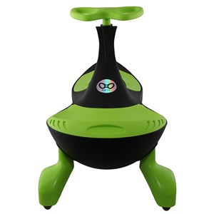 سه چرخه لوپ کار چرخ ژله ای چراغدار مشکی سبز LOOPCAR-اسباب بازی
