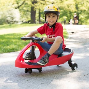 سه چرخه لوپ کار چرخ ژله ای چراغدار صورتی بنفش LOOPCAR-اسباب بازی