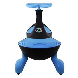سه چرخه لوپ کار چرخ ژله ای چراغدار مشکی آبی LOOPCAR-اسباب بازی