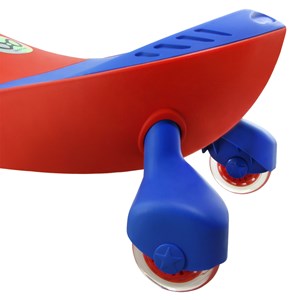 سه چرخه لوپ کار چرخ ژله ای قرمز آبی LOOPCAR-اسباب بازی