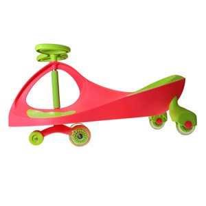 سه چرخه لوپ کار چرخ ژله ای صورتی سبز LOOPCAR-اسباب بازی
