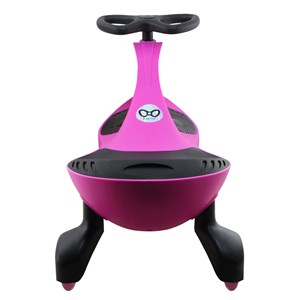 سه چرخه لوپ کار چرخ ژله ای سرخابی مشکی LOOPCAR-اسباب بازی