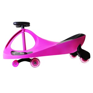سه چرخه لوپ کار چرخ ژله ای سرخابی مشکی LOOPCAR-اسباب بازی