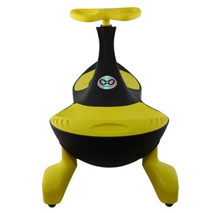 سه چرخه لوپ کار چرخ ژله ای مشکی زرد LOOPCAR-اسباب بازی