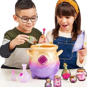 مجیک میکسیز دیگ جادویی با عروسک رباتیک سورپرایزی صورتی Magic Mixies_اسباب بازی