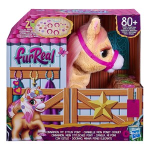 عروسک رباتیک دارچین پونی کوچولو مدل FurReal Cinnamon, My Stylin’ Pony Interactive Toy_اسباب بازی