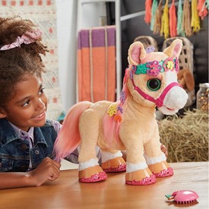 عروسک رباتیک دارچین پونی کوچولو مدل FurReal Cinnamon, My Stylin’ Pony Interactive Toy_اسباب بازی