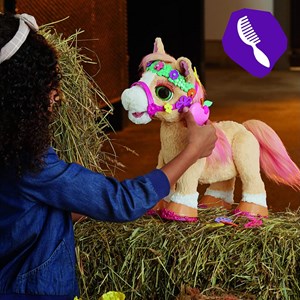 عروسک رباتیک دارچین پونی کوچولو مدل FurReal Cinnamon, My Stylin’ Pony Interactive Toy_اسباب بازی