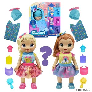 عروسک رباتیک بیبی الایو هَپی مدل Hasbro Baby Alive Baby Grows Up Doll Transformation_اسباب بازی