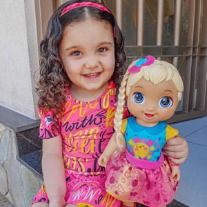 عروسک رباتیک بیبی الایو هَپی مدل Hasbro Baby Alive Baby Grows Up Doll Transformation_اسباب بازی