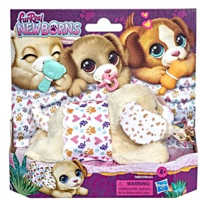 عروسک رباتیک هاپو مدل FurReal Newborns Puppy Interactive Animatronic Plush_اسباب بازی